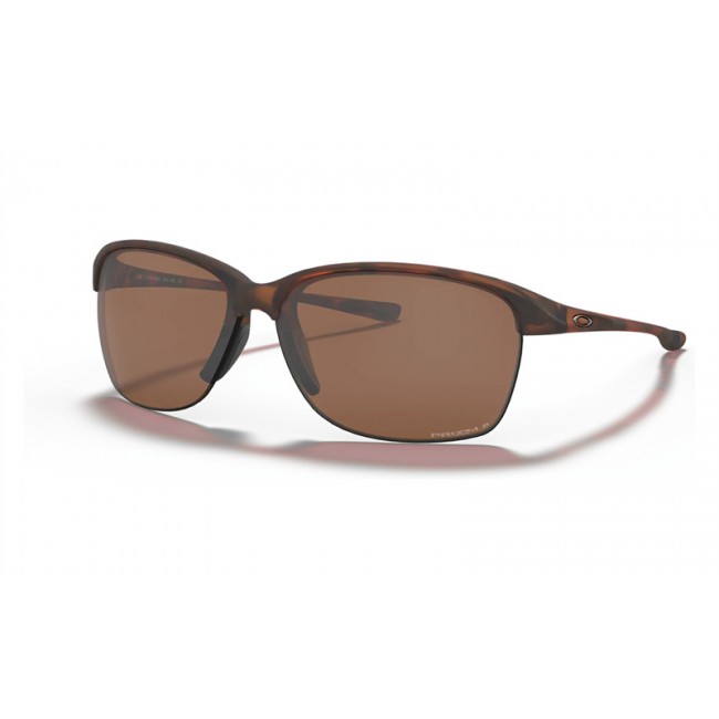 Oakley Unstoppable Matte Brown Tortoise Frame Prizm Tungsten Polarized Lens Sunglasses