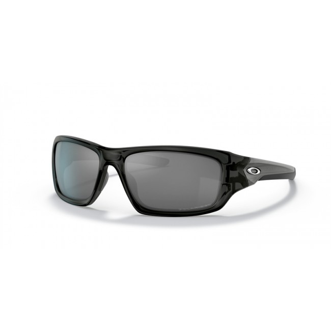 Oakley Valve Matte Grey Smoke Frame Black Iridium Polarized Lens Sunglasses