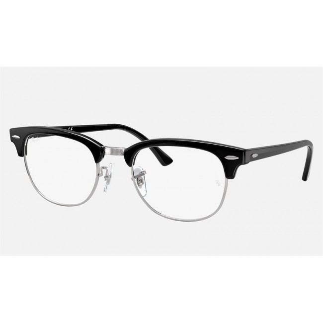 Ray Ban Clubmaster Optics RB5154 Demo Lens + Black Frame Clear Lens Sunglasses