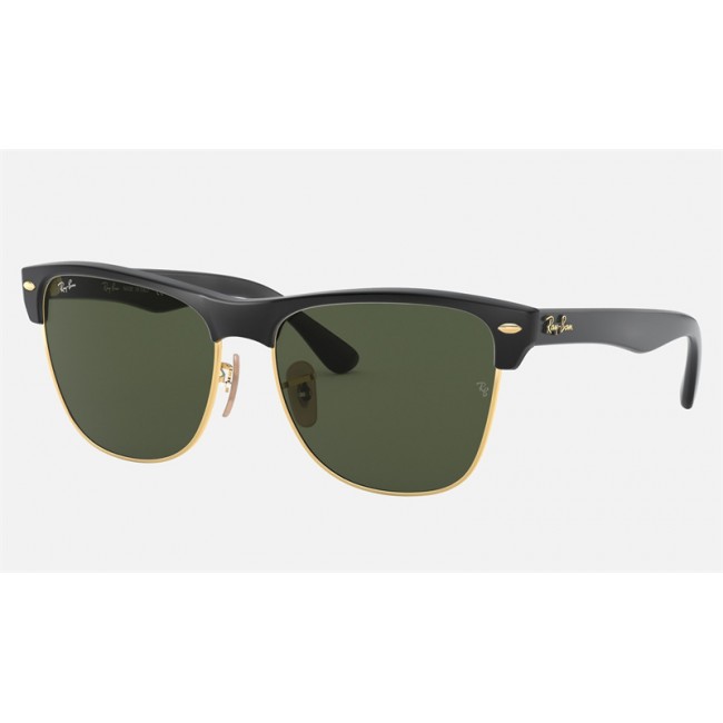 Ray Ban Clubmaster Oversized RB4175 Classic G-15 + Black Frame Green Classic G-15 Lens Sunglasses