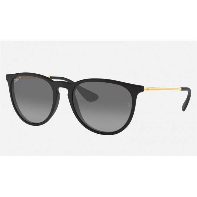 Ray Ban Erika Collection RB3016 Grey Gradient Black Sunglasses