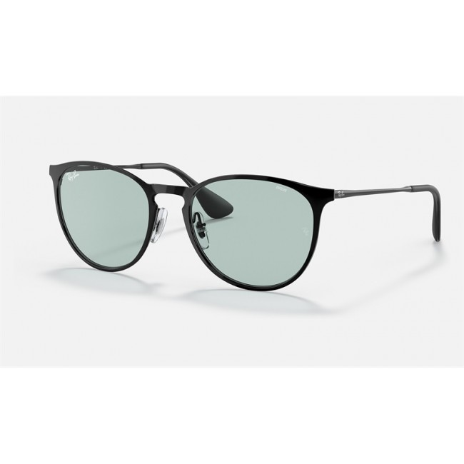 Ray Ban Erika Metal Evolve RB3539 Photochromic + Black Frame Green Photochromic Lens Sunglasses