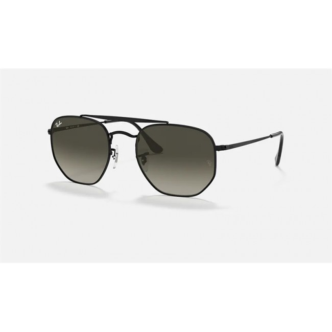 Ray Ban Marshal RB3648 Black Frame Grey Gradient Lens Sunglasses