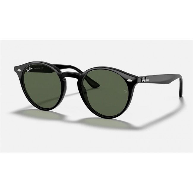 Ray Ban RB2180 Black Frame Green Classic Lens Sunglasses