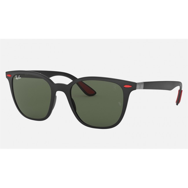 Ray Ban RB4297 Scuderia Ferrari Collection Green Classic Black Sunglasses