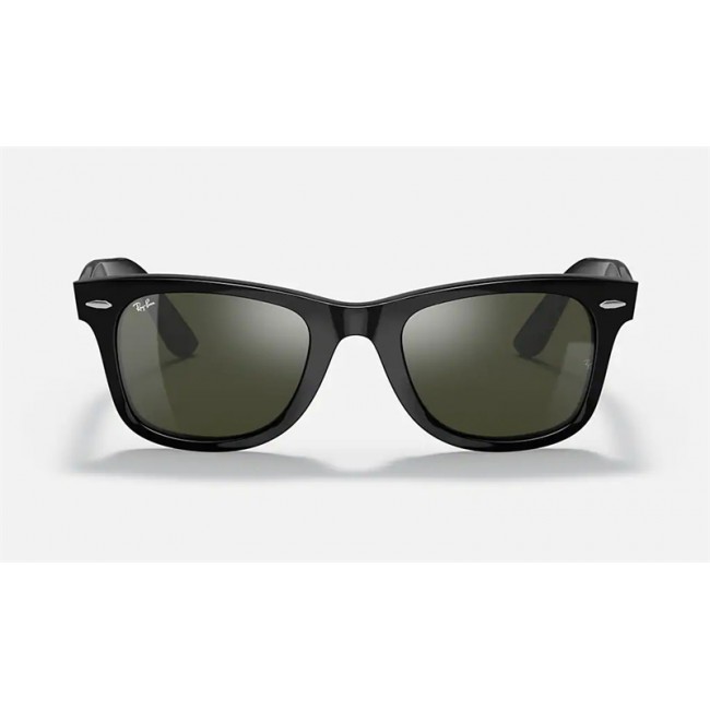 Ray Ban Wayfarer X Save The Children RB4340 Black Frame Silver Lens Sunglasses